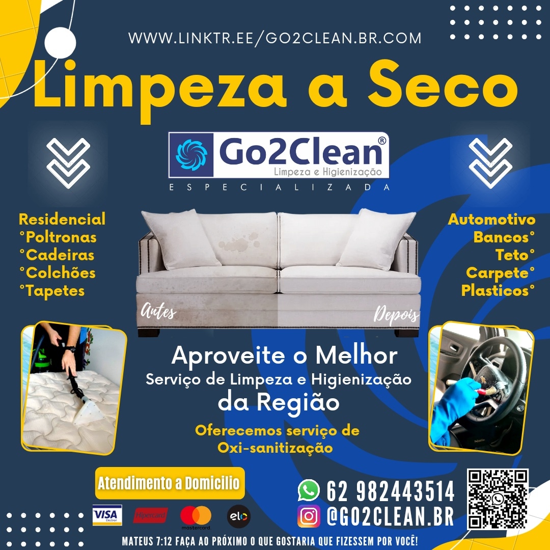 Limpeza a Seco de Estofados Go2Clean